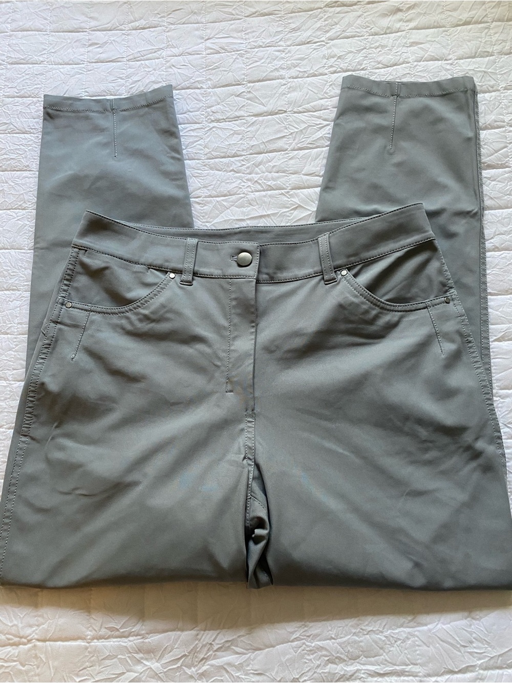Women’s Lululemon work pants abc style Straight-Leg Performance Pants - Gray